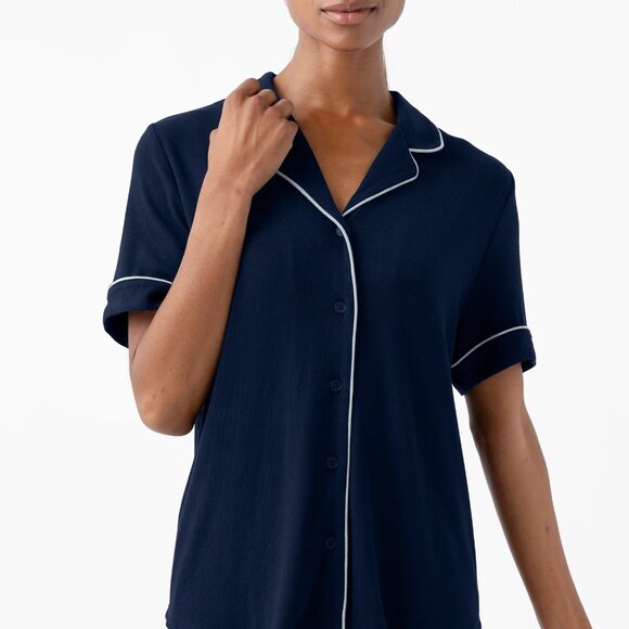 Cozy Earth Bamboo Rib Knit Pajama Set - Picture 1 of 1